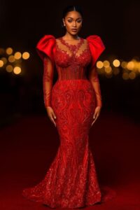 Trending Latest Mature Lace Gown Styles for Ladies 2026/2027 -