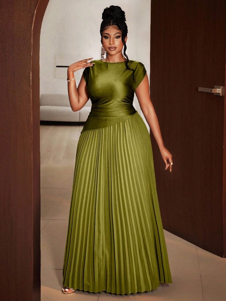 The Crepe A-Line Gown