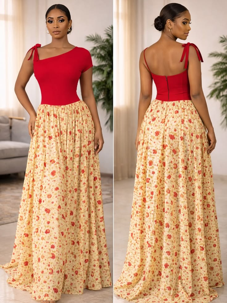 The Crepe Off-Shoulder Gown
